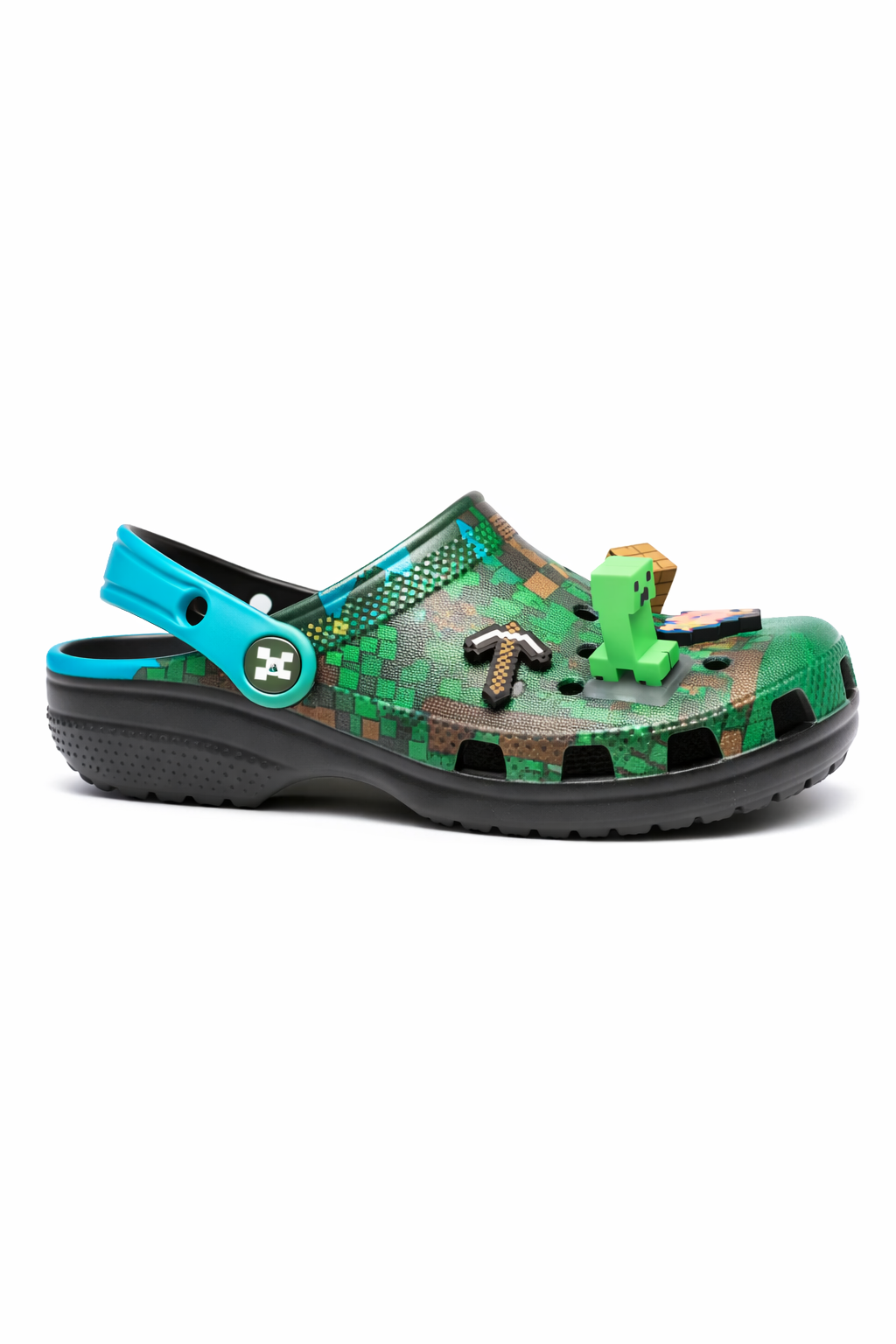 Clogs Minecraft Classic per bambino Crocs Kids multicolore con decorazione Jibbitz 210830 MLT CROCS KIDS