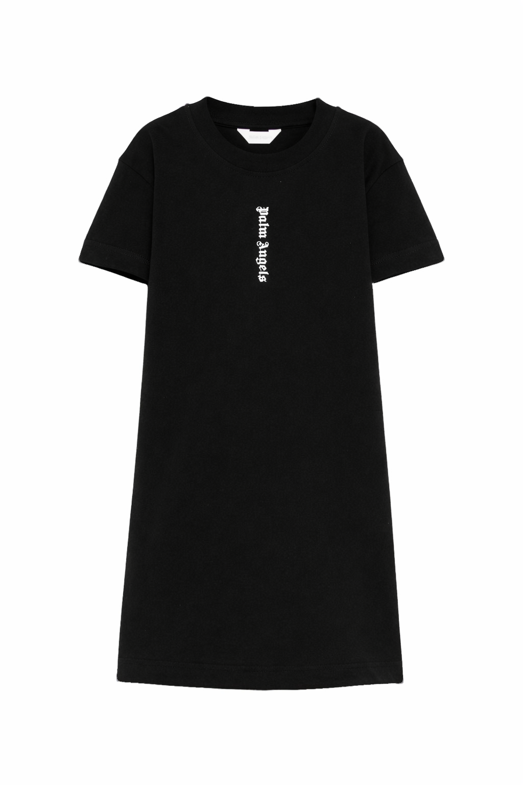 Abito per bambina Palm Angels Kids nero con dettaglio logo PGDB002S26JER001 110 PALM ANGELS KIDS