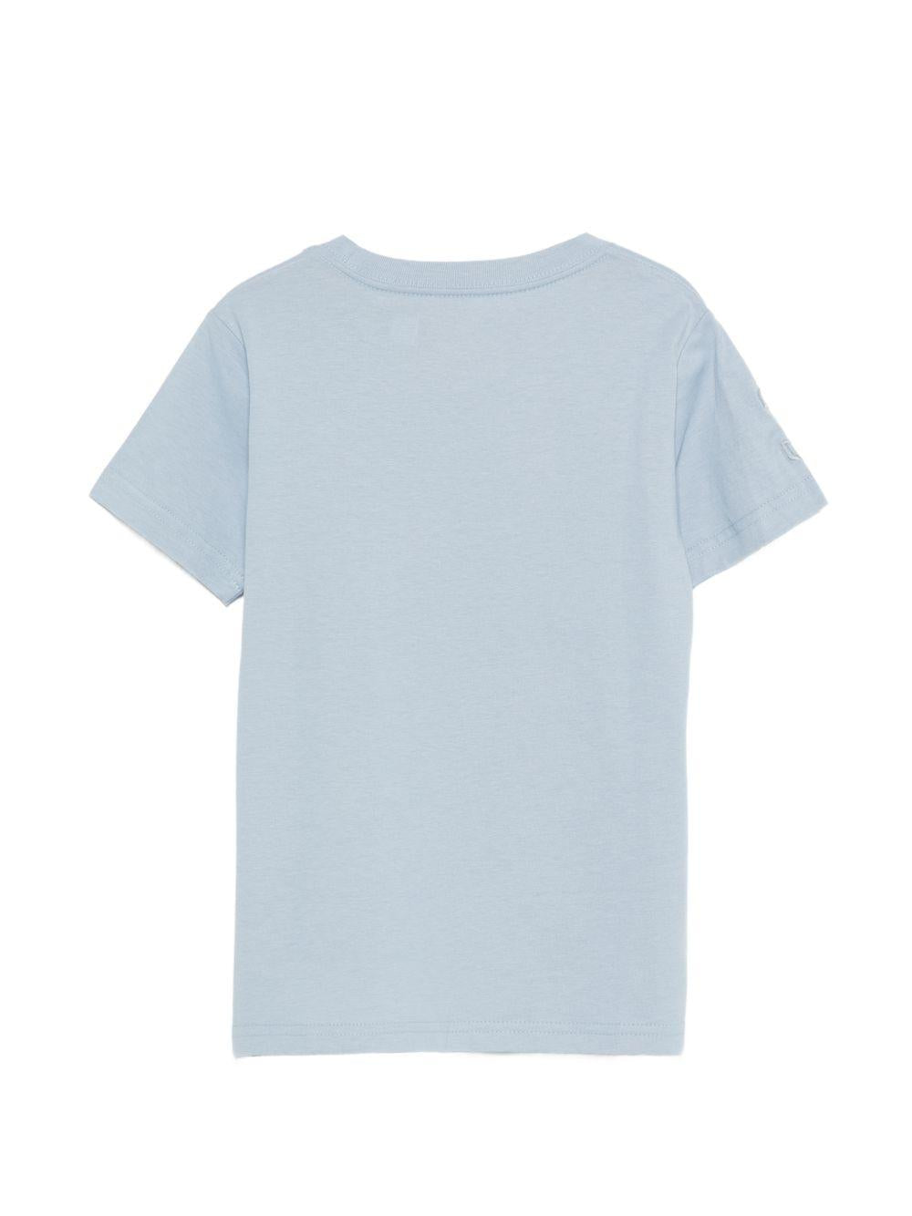 T-shirt per bambino Polo Ralph Lauren Kids azzurra con caratteristico motivo Polo Pony 322832907 505 Ralph Lauren kids