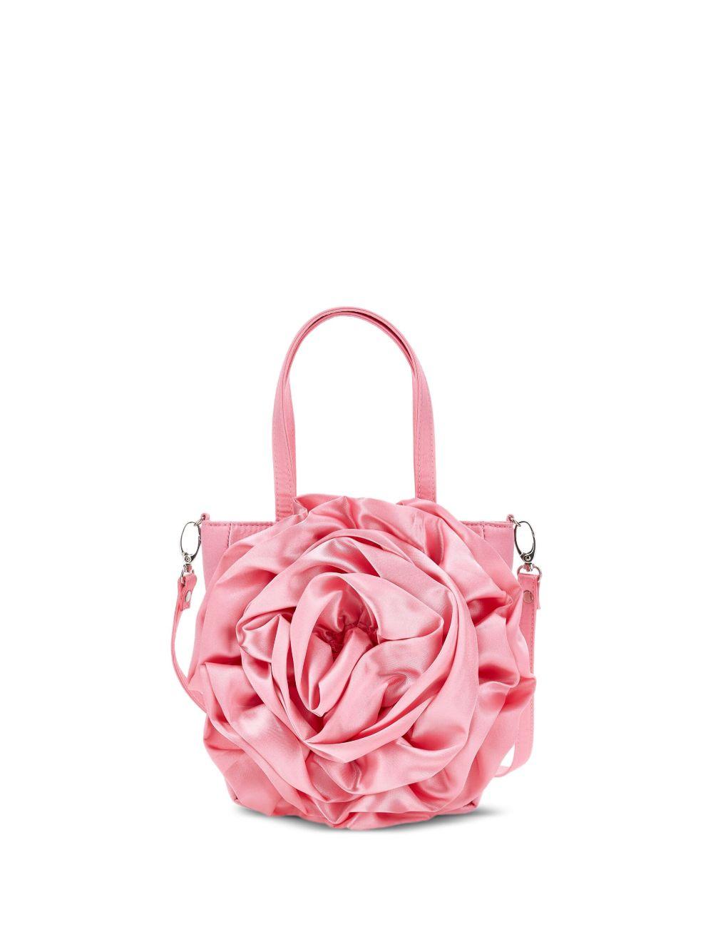 Borsa a mano per bambina Monnalisa rosa con dettaglio rosa 19F012 6047 0093 MONNALISA