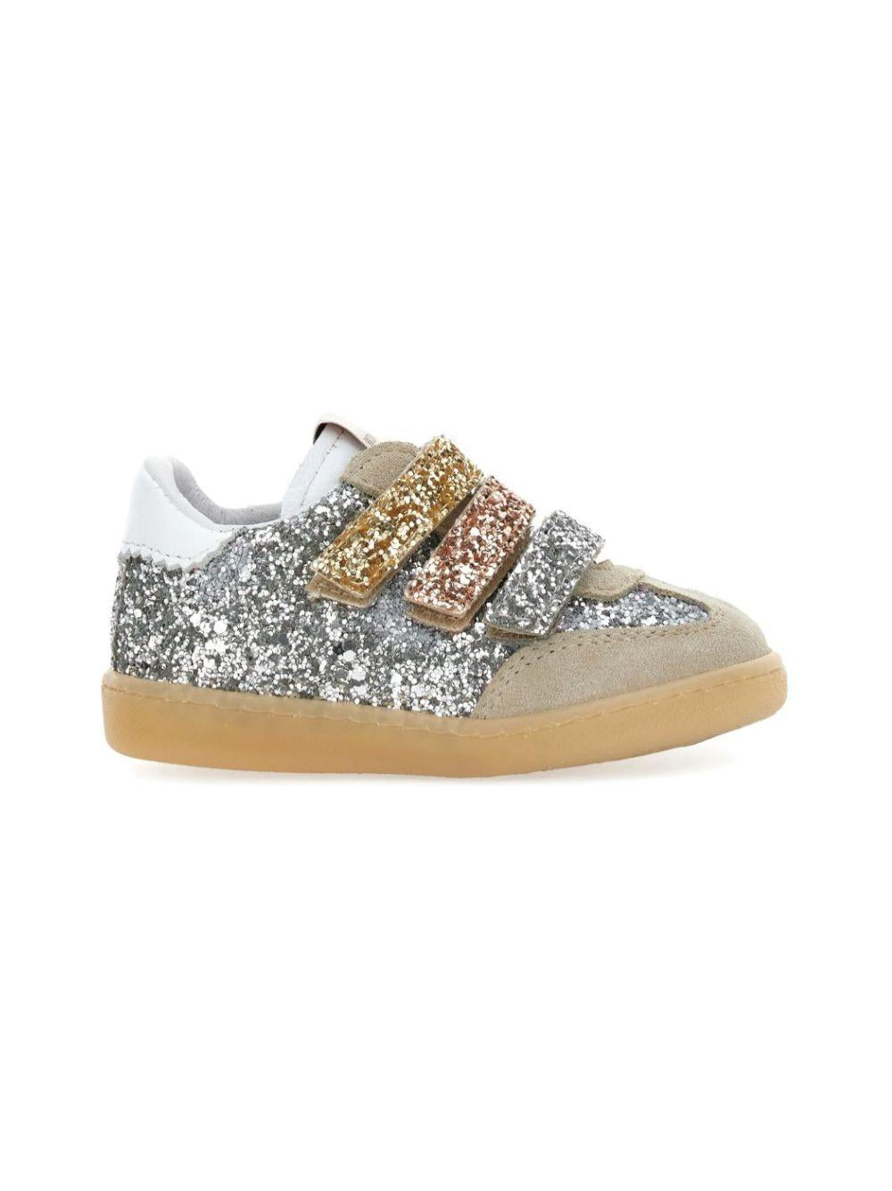 Sneakers per bambina Monnalisa Kids multicolore con decorazione glitter 83H004 8779 7075 MONNALISA KIDS