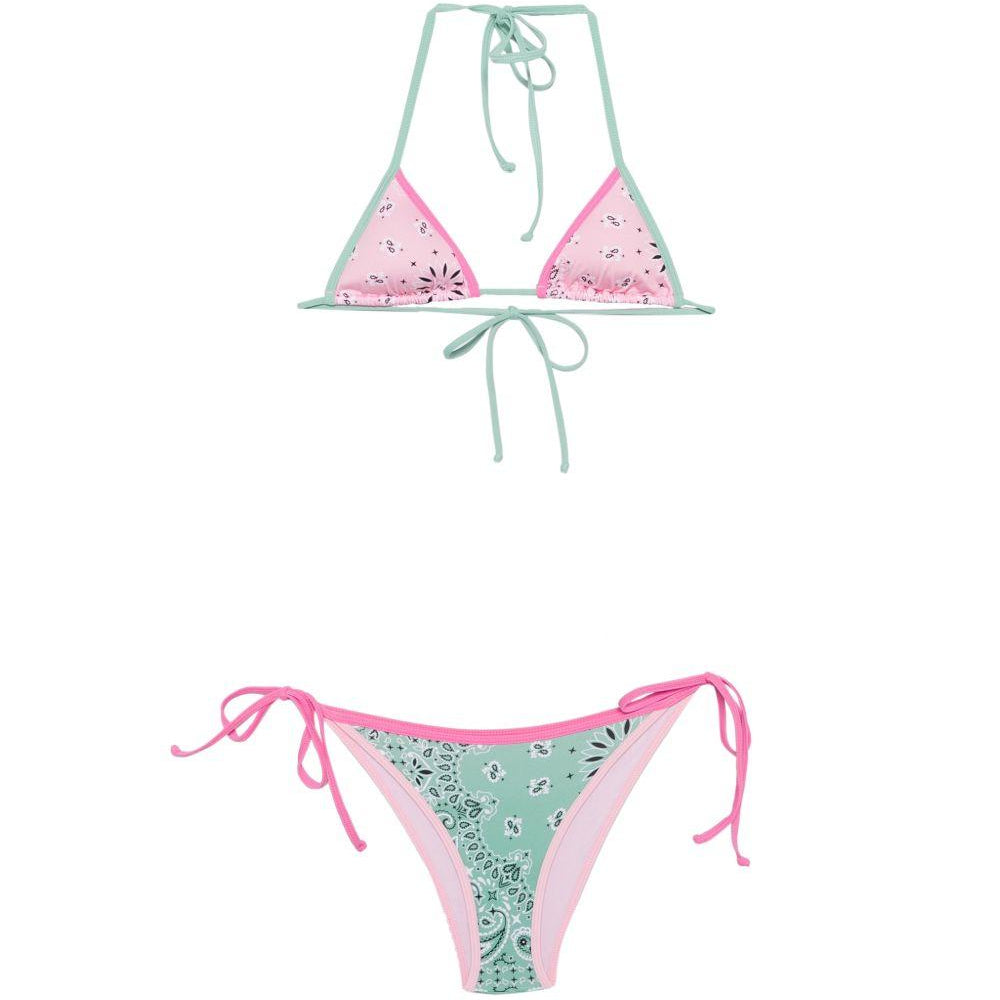 Bikini Leah per donna MC2 Saint Barth multicolore con stampa floreale LEH00012 07490L MC2 ST. BARTH