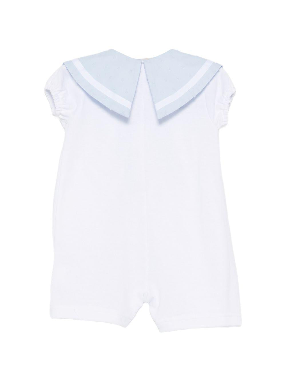 Tutina per neonato La Stupenderia bianco con dettaglio a fiocco 2TBTT55 MC U39 LA STUPENDERIA