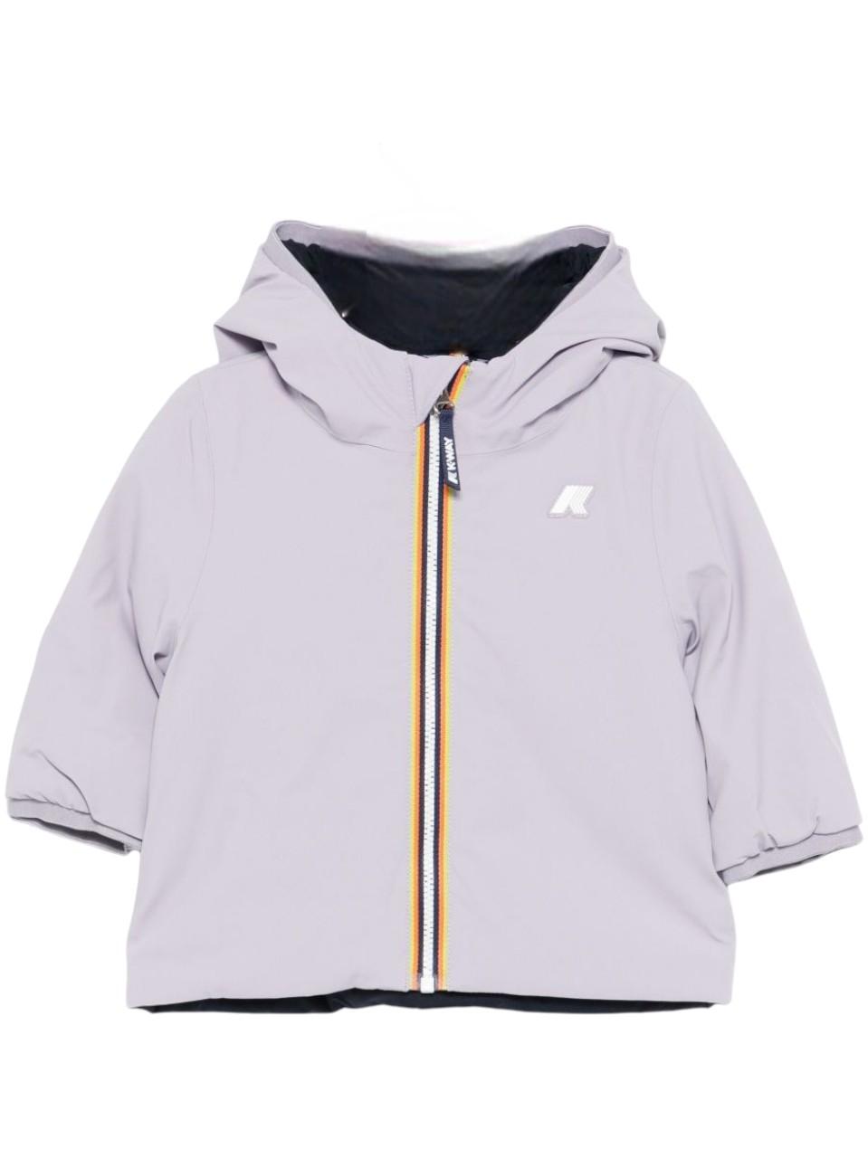 Giubbino Jacques per neonata K-Way Kids viola con design imbottito K71338W BBG K-WAY KIDS