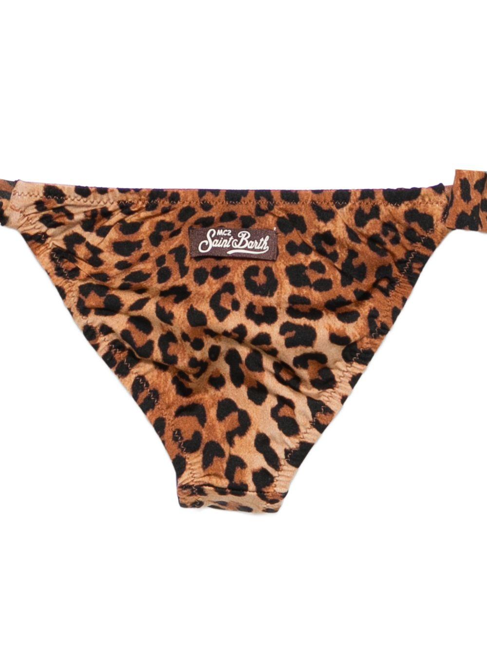 Costume per neonata MC2 Saint Barth Kids animalier con dettagli fiocchi ZIP0001 00190L MC2 ST. BARTH KIDS