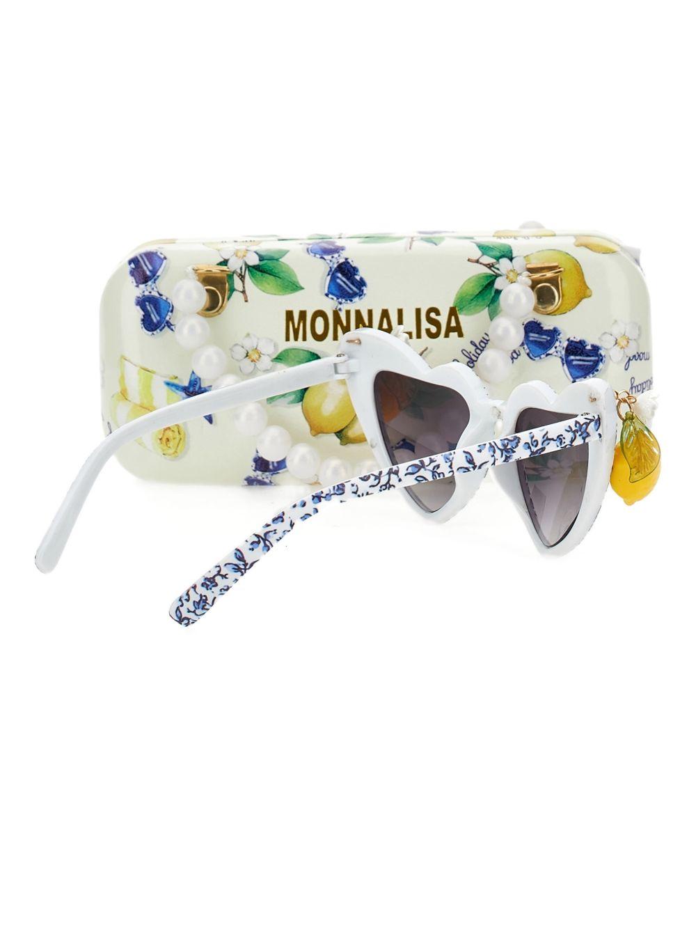 Occhiali da sole per bambina Monnalisa multicolore con ciondoli limoni 19G022 7072 1456 MONNALISA