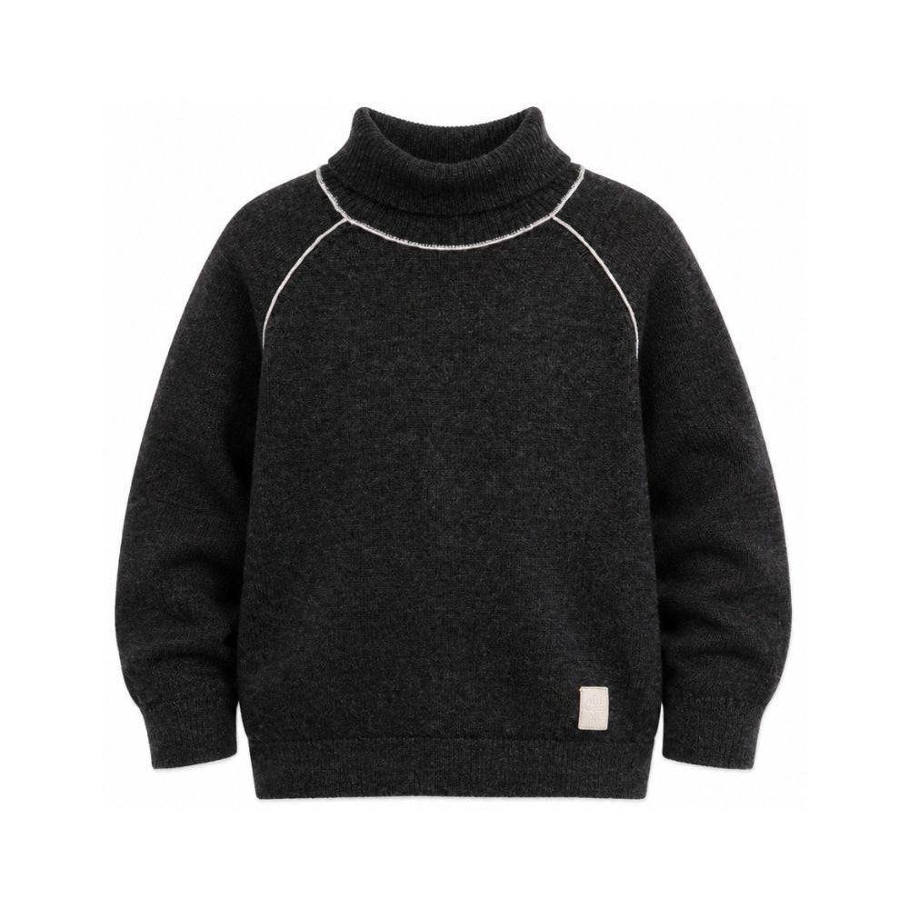 Maglione per bambino Eleventy Kids grigio con collo alto EZ9H10 Z3403 891BG ELEVENTY KIDS