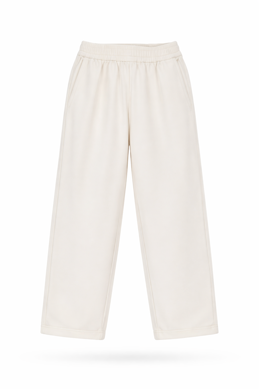 Pantaloni sportivi per bambino Molo beige con vita elasticizzata 1S26I105 8894 MOLO