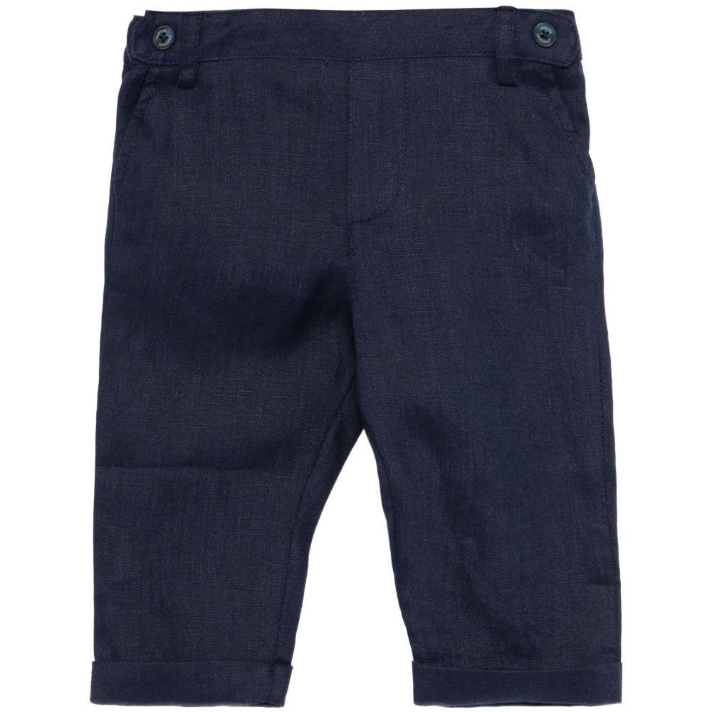 Pantaloni per neonato Tartine Et Chocolat blu con vita elasticizzata CC22001 04 TArtine & Chocolat KIDS