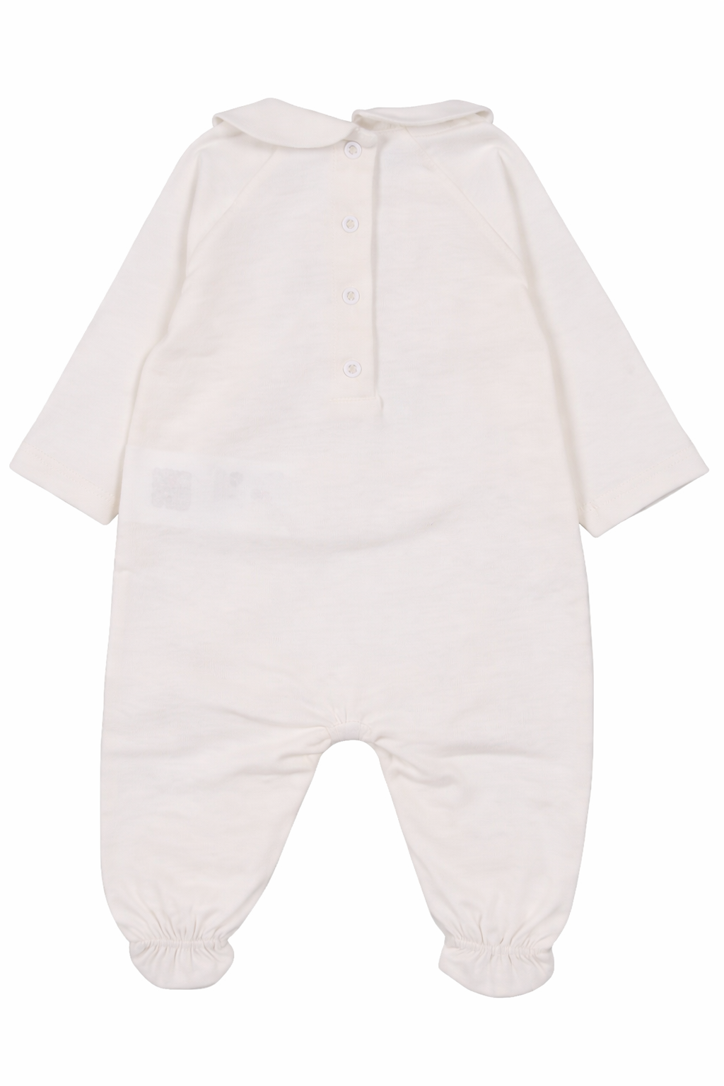 Set tre pezzi tutina, bavaglino e cappellino per neonato Etro Kids bianchi con stampa Pegaso GYB540 Z3672 102CE ETRO KIDS