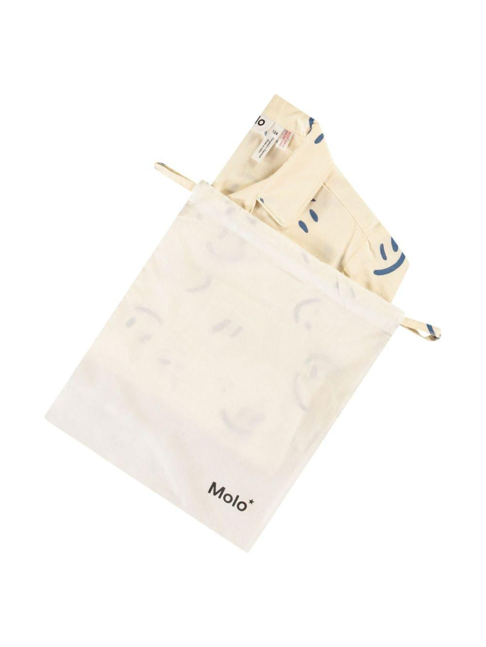 Pigiama per bambino Molo Lexi giallo con motivo smiley 6S25R507 9349 MOLO