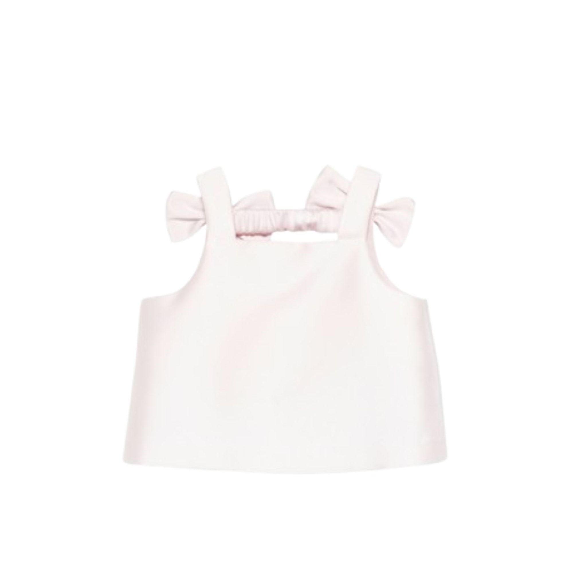Top per bambina Simonetta rosa con dettaglio fiocco SY5A92 S0251 515 SIMONETTA KIDS