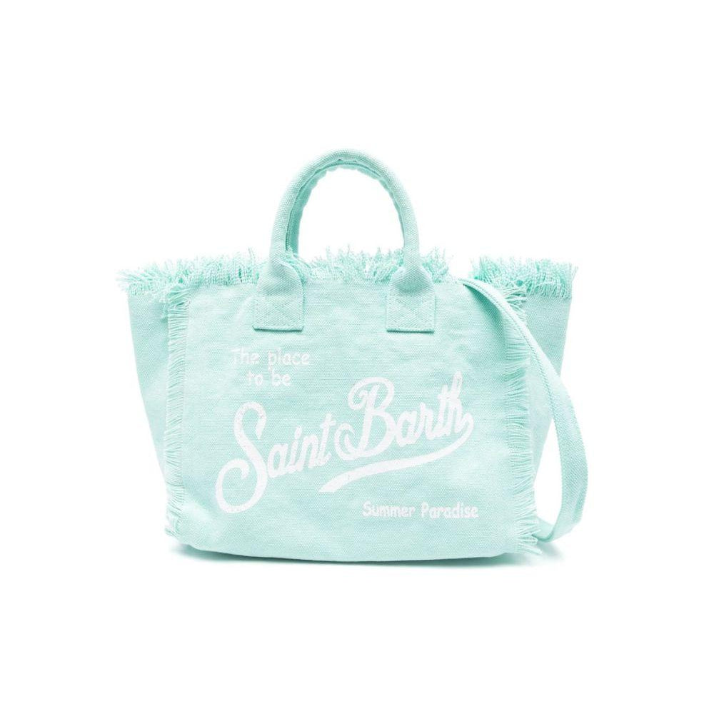Borsa Colette MC2 Saint Barth verde con dettagli frange COL0001 00160L MC2 ST. BARTH KIDS
