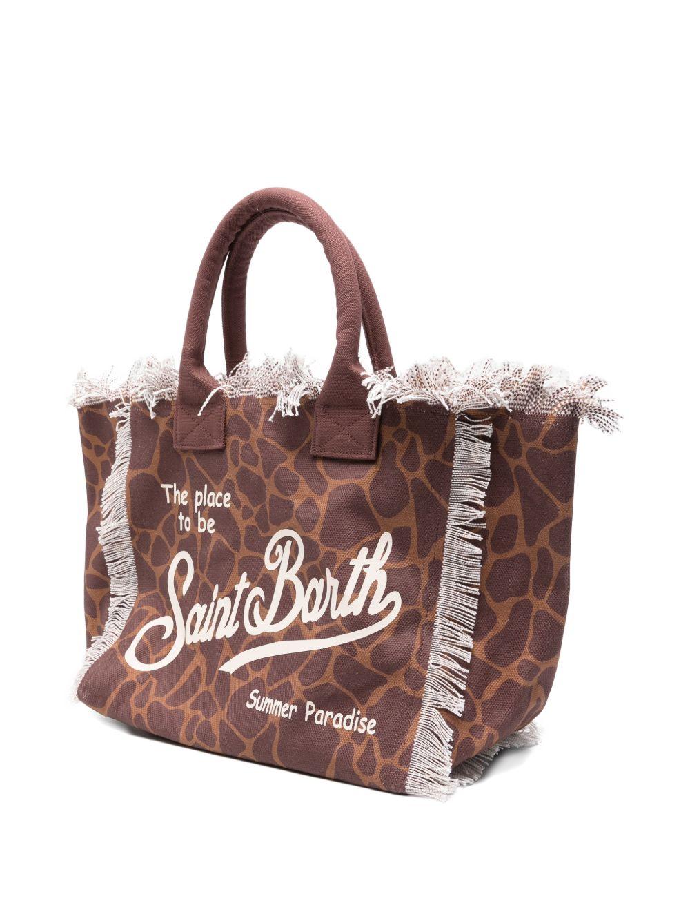 Borsa Vanity MC2 Saint Barth animalier con logo sul davanti VANI001 00900L MC2 ST. BARTH