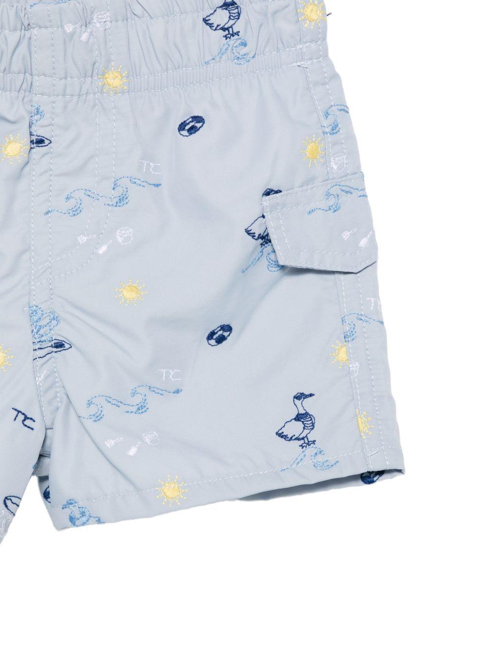 Costume da bagno per neonato Tartine & Chocolat blu con stampa grafica all-over CC38011 44 TArtine & Chocolat KIDS