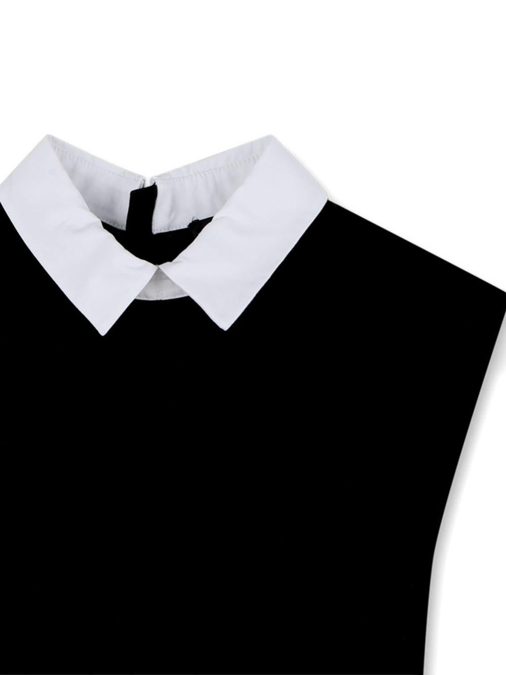 Abito per bambina Karl Lagerfeld Kids nero con gonna plissettata Z31151 M41 KARL LAGERFELD KIDS