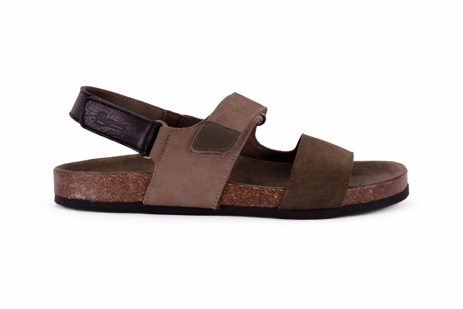 Sandali per bambini Bonpoint marroni con cinturino a strappo S06BSOL00005 046 BONPOINT