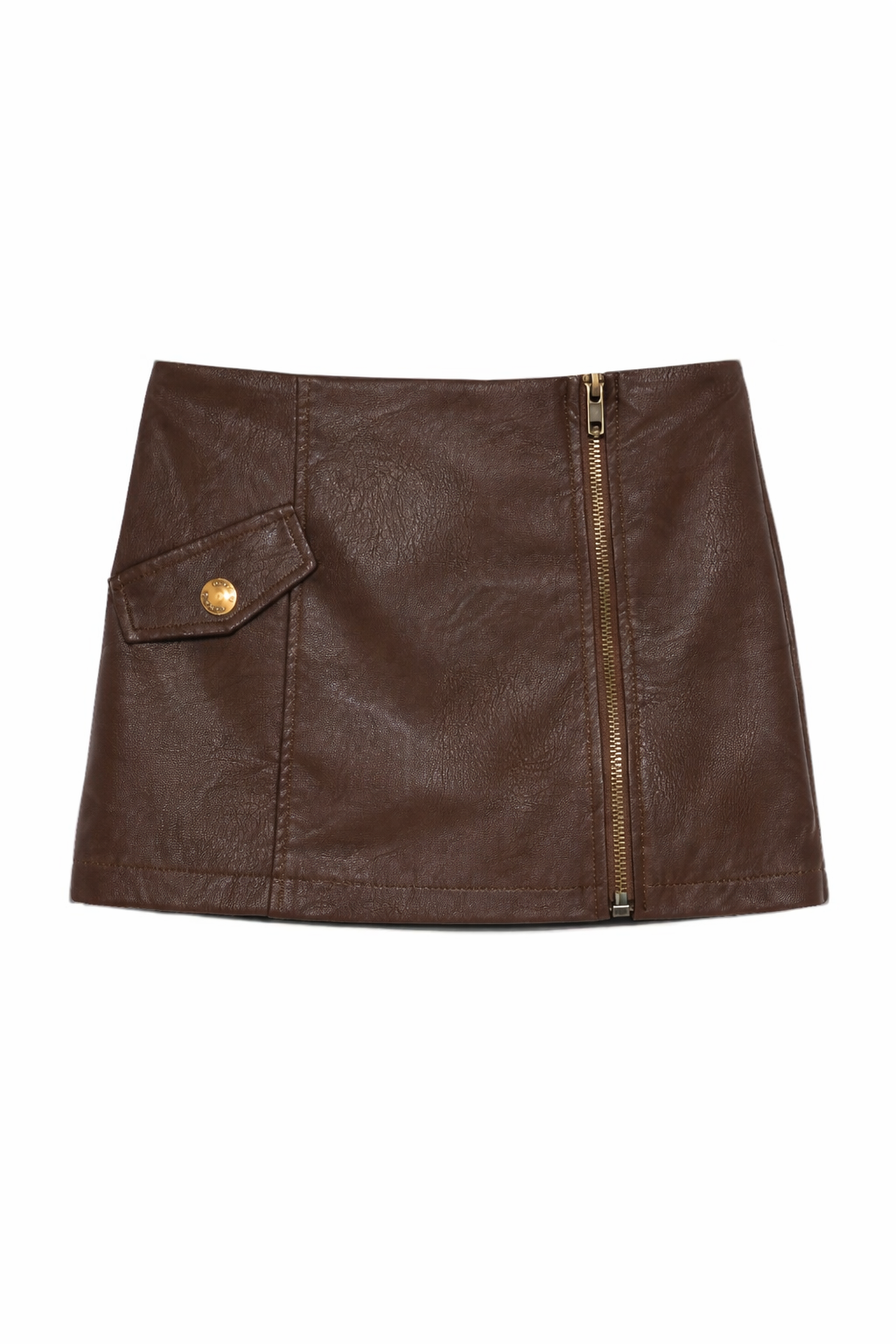 Gonna per bambina Pinko Kids marrone con zip KFGO013CPE021 6024 PINKO KIDS
