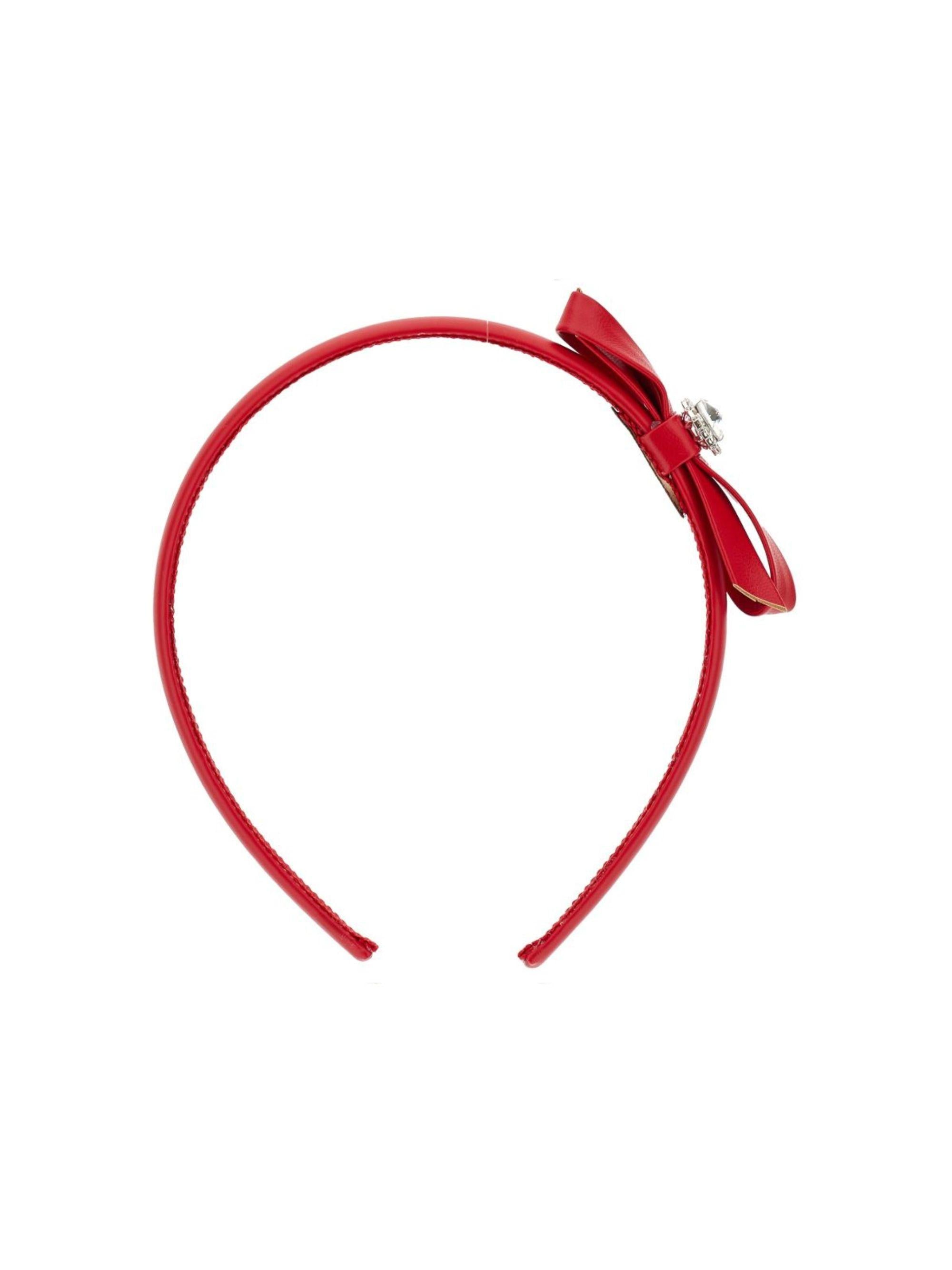 Cerchietto per bambina Monnalisa rosso con fiocco 17G005 7067 0044 MONNALISA KIDS