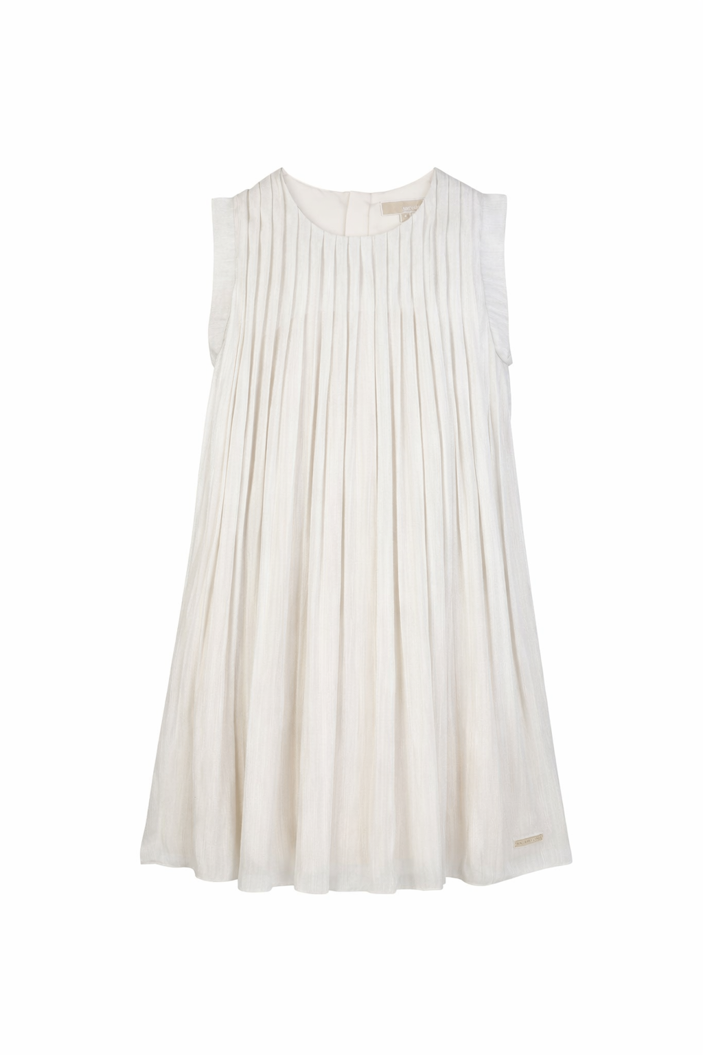 Abito per bambina Michael Kors Kids bianco plissettato R30591 Z99 MICHAEL KORS KIDS