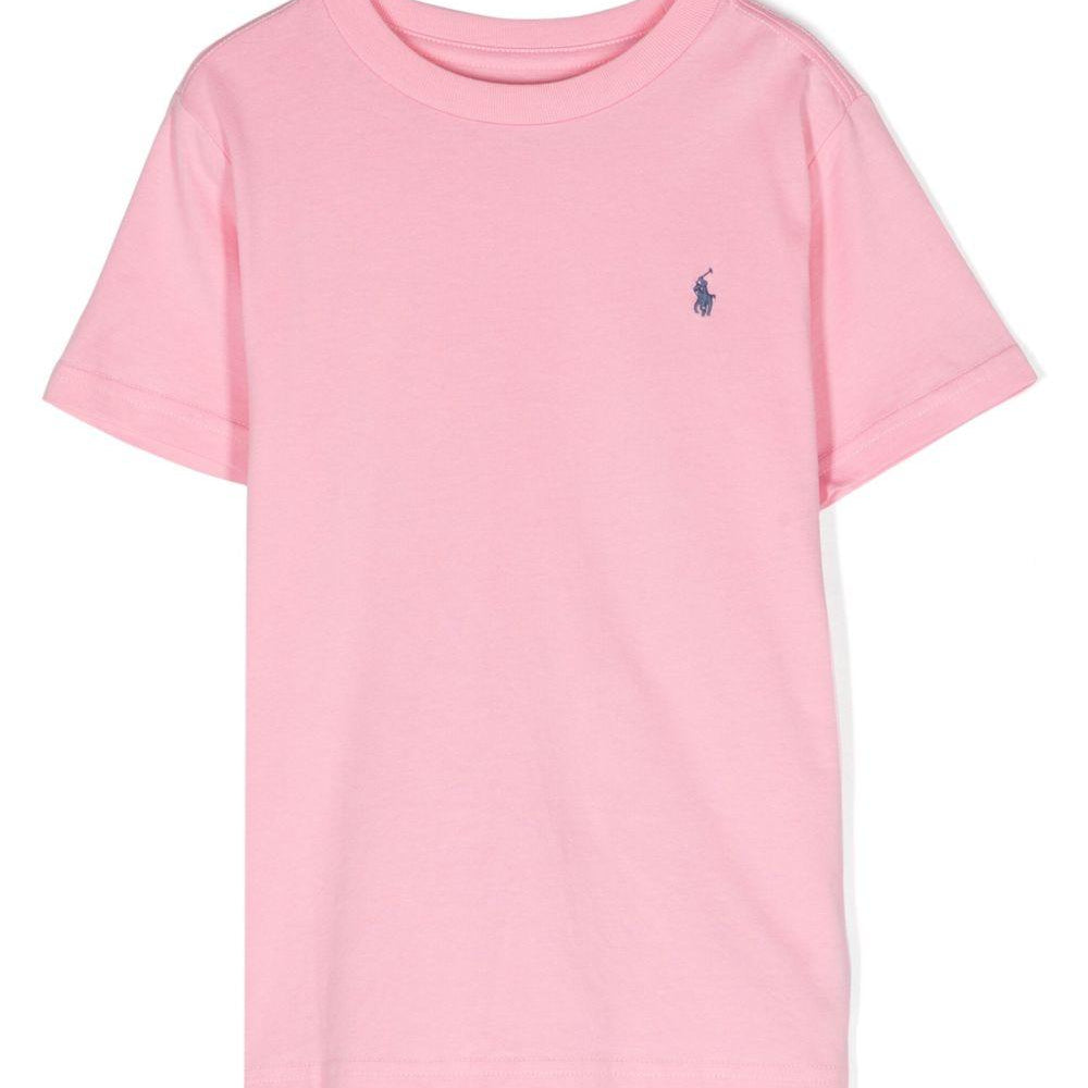 T-shirt per bambino Polo Ralph Lauren Kids rosa con ricamo Polo Pony 322832904 040 Ralph Lauren kids