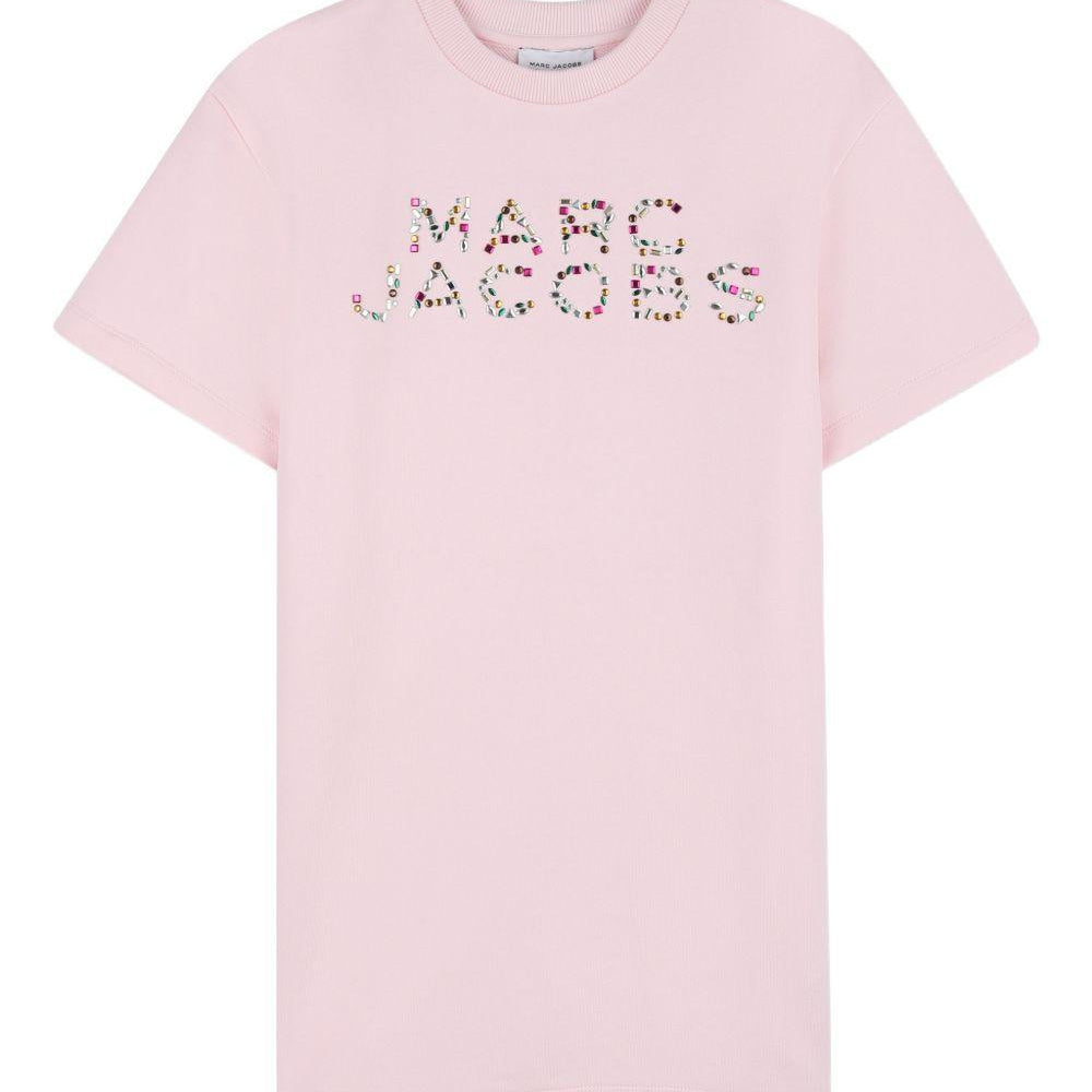 Abito per bambina The Marc Jacobs Kids rosa con stampa a fiori W60718 475 THE MARC JACOBS KIDS