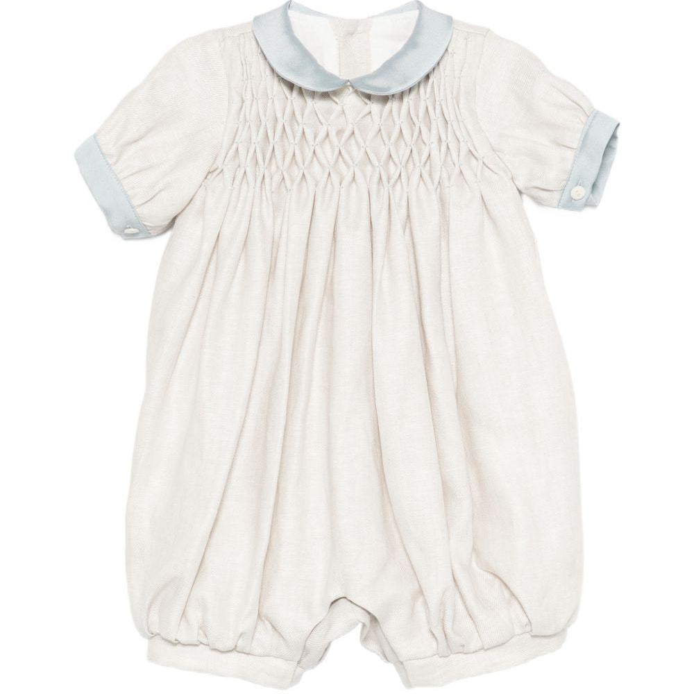 Tutina per neonato La Stupenderia grigio chiaro con dettagli azzurri 2CBPG51 D12 LA STUPENDERIA KIDS