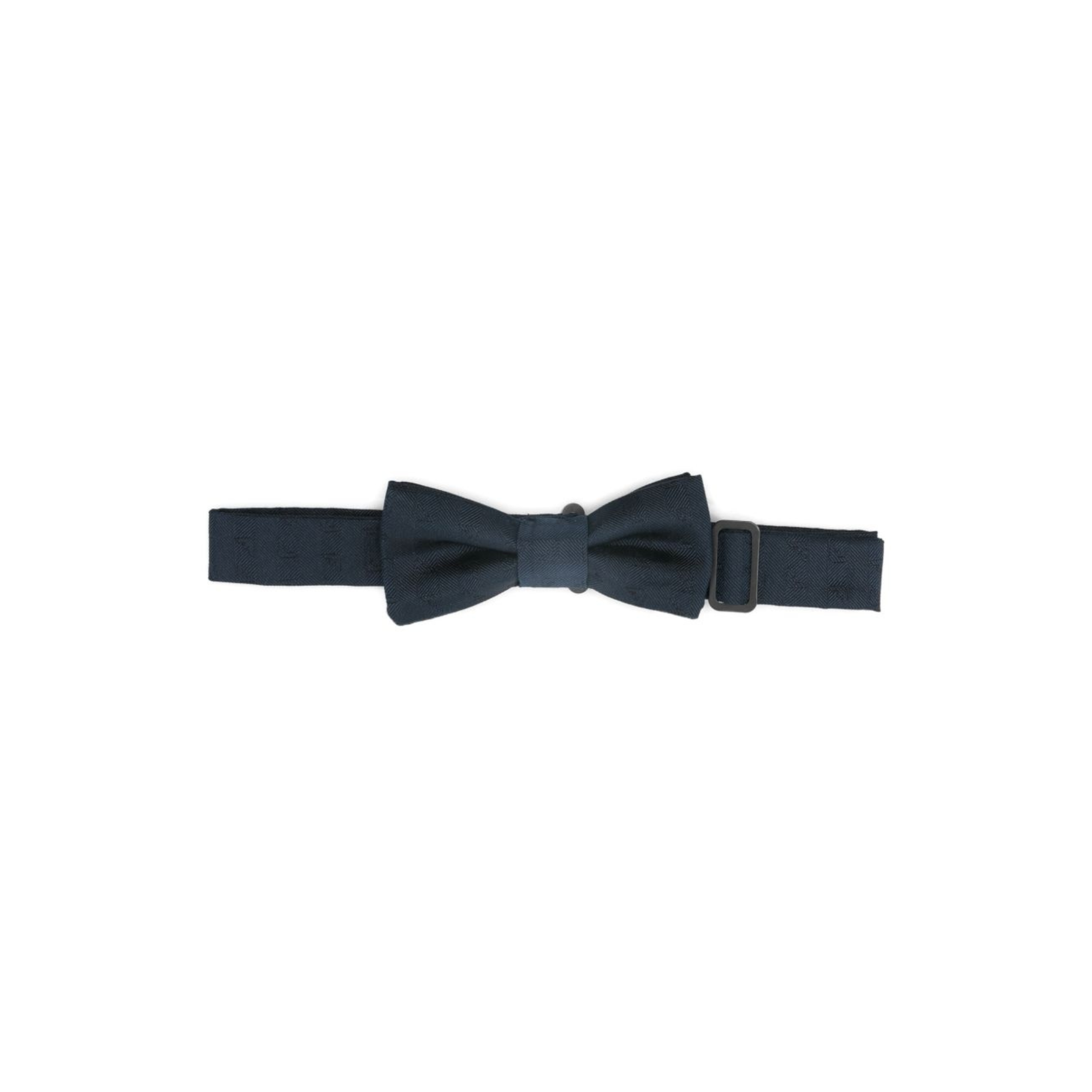 Papillon per bambino Emporio Armani Kids blu con motivo jacquard con aquila all-over EB000846 AF23748 FB068 EMPORIO ARMANI KIDS