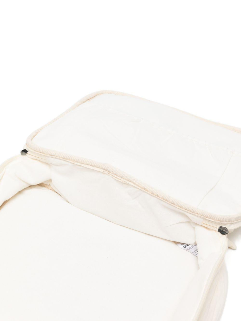 Borsa fasciatoio per neonati Petit Bateau beige con logo ricamato A0DU4 01 PETIT BATEAU