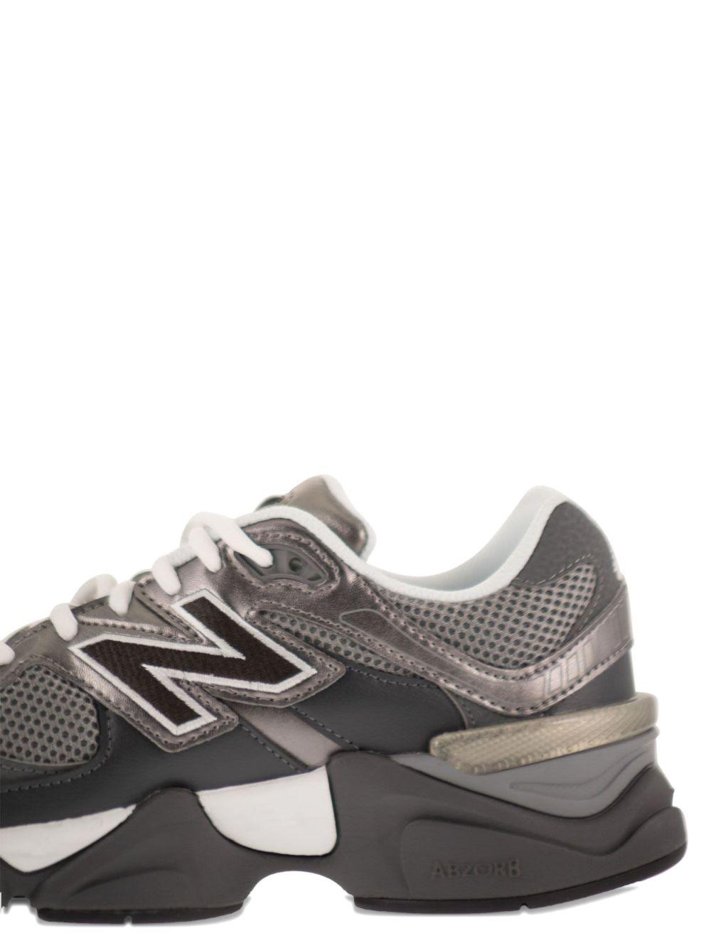 Sneakers per bambini New Balance Kids 9060 grigie con logo applicato G9060 3BN NEW BALANCE KIDS