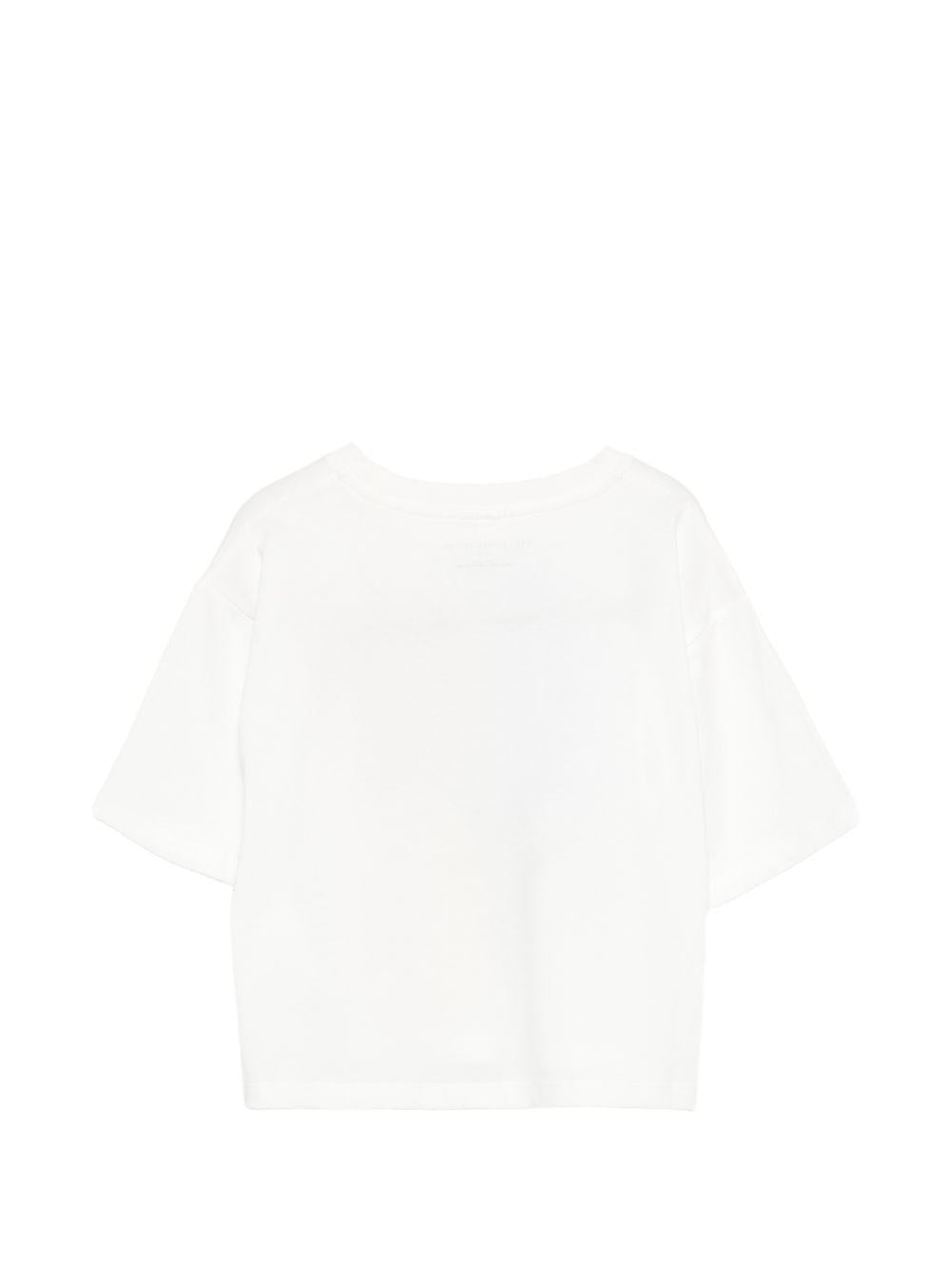 T-shirt per bambina Stella McCartney Kids bianca con stampa Love TY8B21 Z0434 101 STELLA McCARTNEY KIDS
