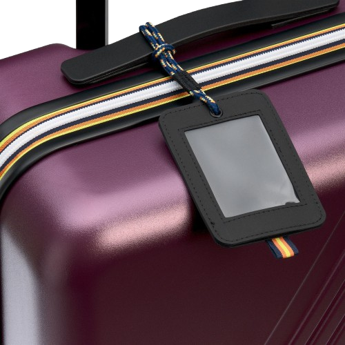 Trolley Eudoxie K-Way Kids viola con monogramma tono su tono K4125ZW 345 K-WAY KIDS