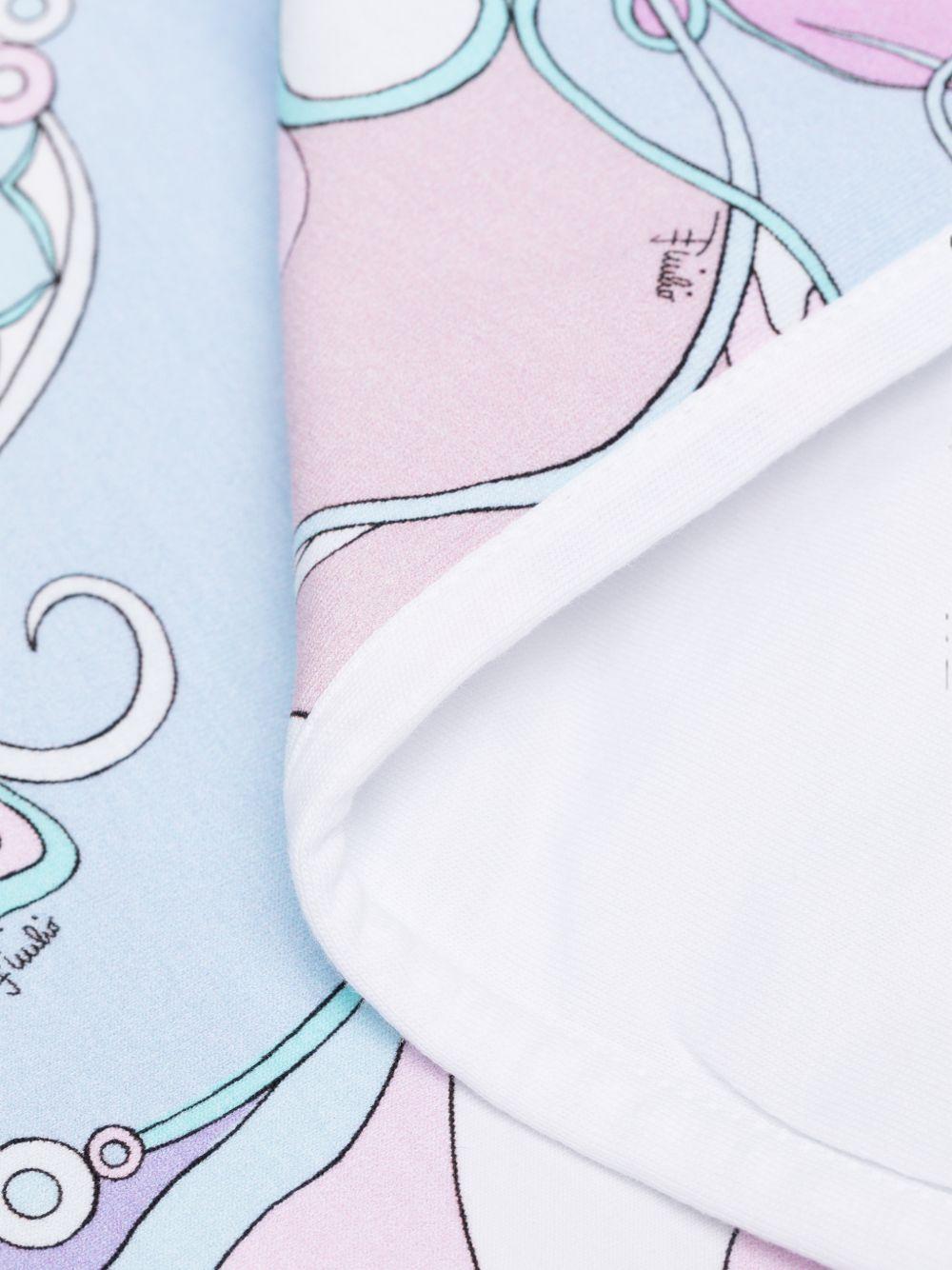 Coperta per neonata Emilio Pucci Junior multicolore con stampa astratta PZ0010 Z3344 51SCE EMILIO PUCCI KIDS