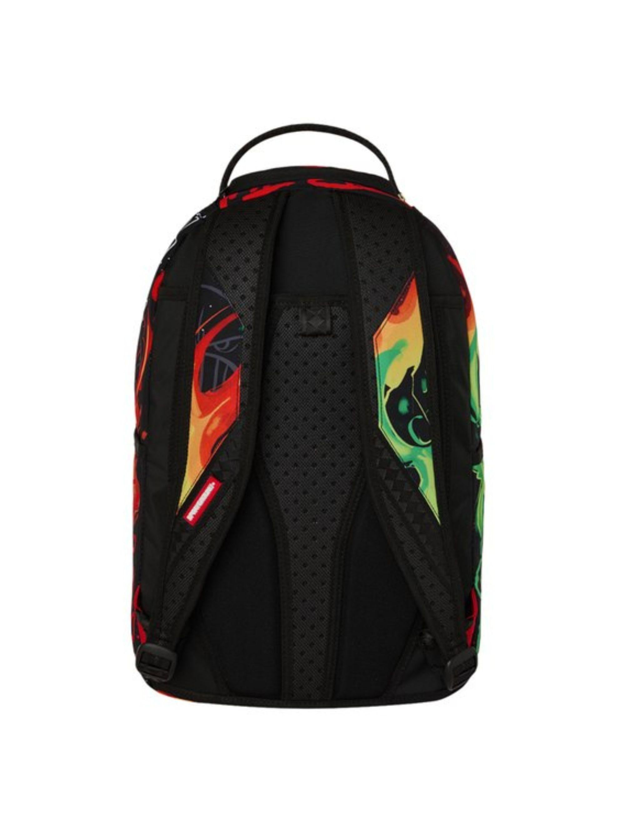 Zaino "Diablo Burning Billion" per bambini Sprayground Kid multicolore con tasca principale con zip 910B8618 NSZ SPRAYGROUND
