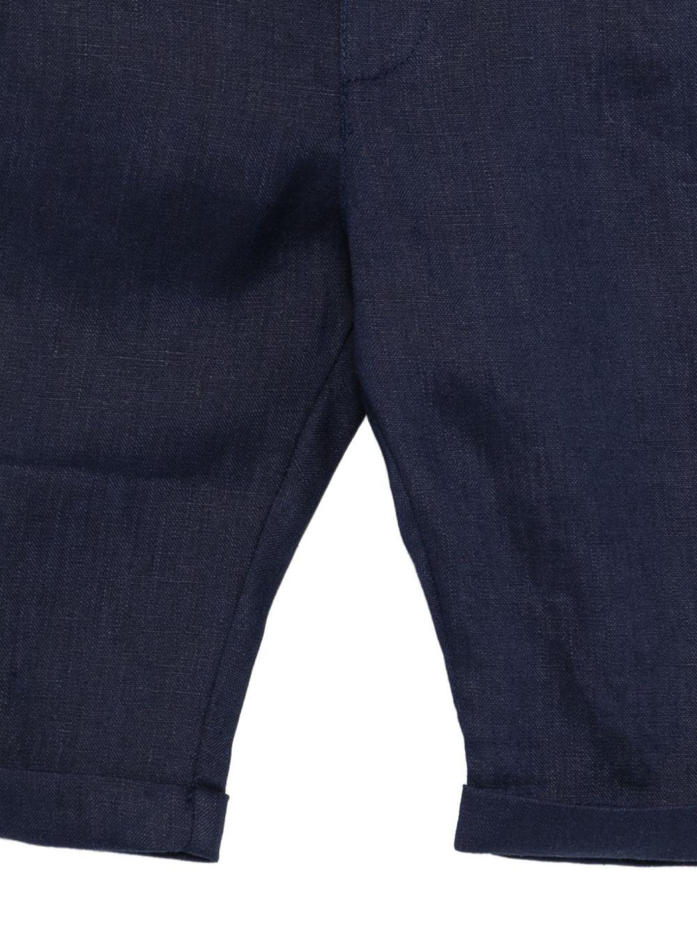 Pantaloni per neonato Tartine Et Chocolat blu con vita elasticizzata CC22001 04 TArtine & Chocolat KIDS