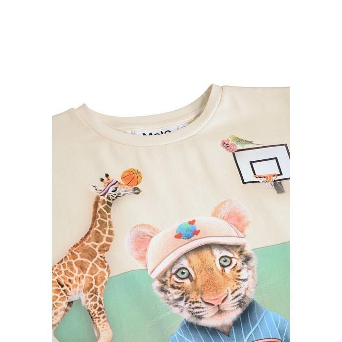 T-shirt per bambina Molo Kids multicolore con stampa grafica all-over 2W26A209 5804 MOLO KIDS