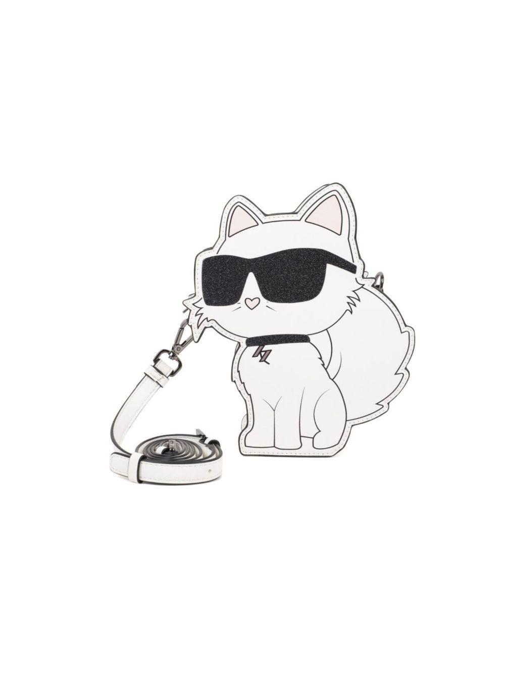 Borsa per bambina Karl Lagerfeld Kids bianca a forma di Choupette Z31210 10P KARL LAGERFELD KIDS