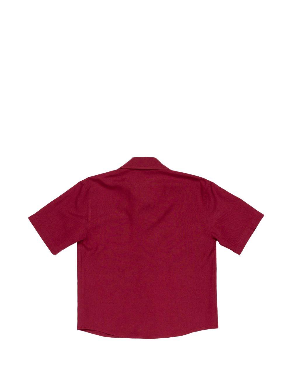Camicia per bambino Paolo Pecora Kids rossa con colletto PP4301 CHERRY PAOLO PECORA KIDS