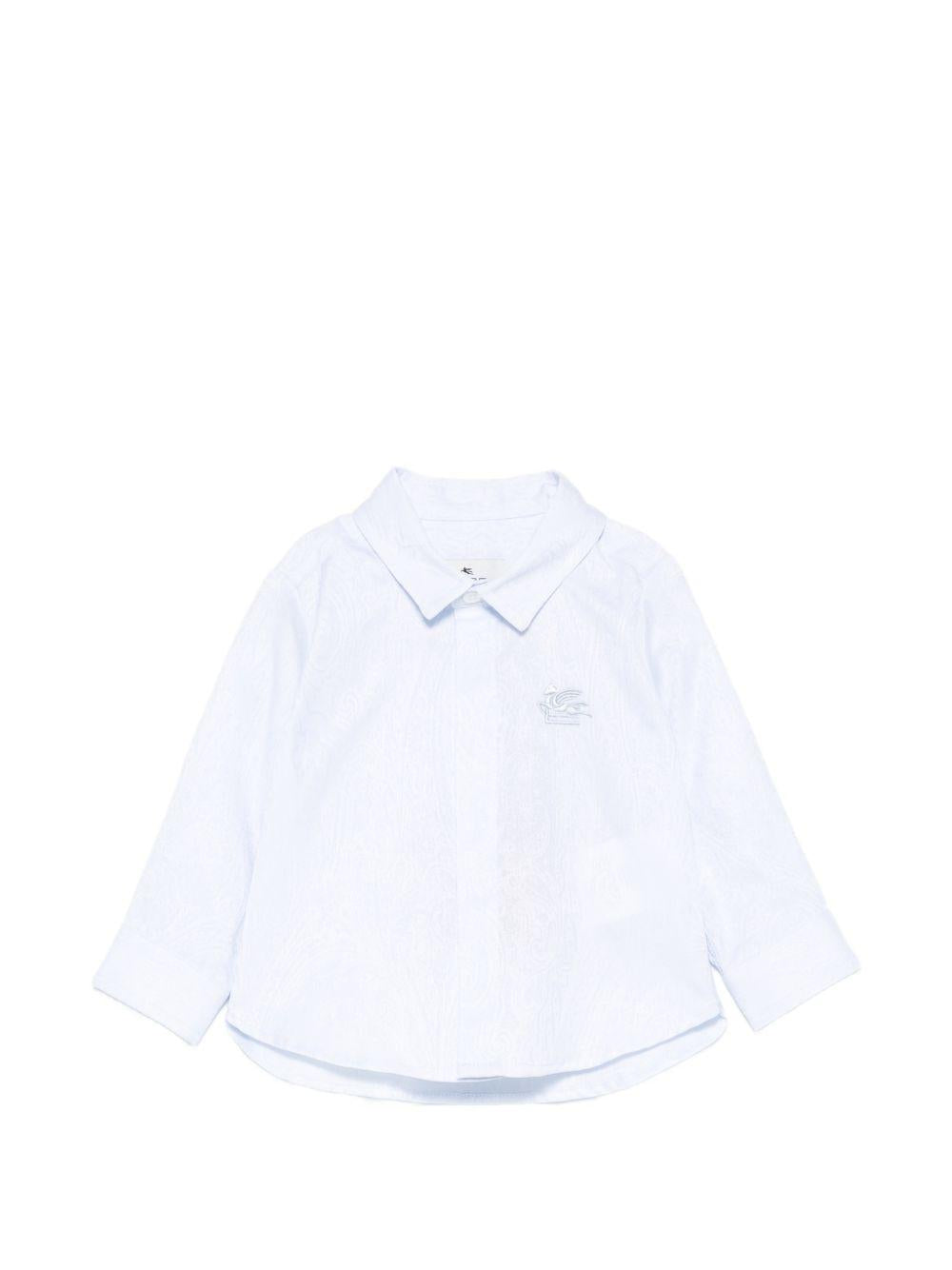 Camicia per neonato Etro Kids bianca con colletto classico GW5500 P0472 600 ETRO KIDS