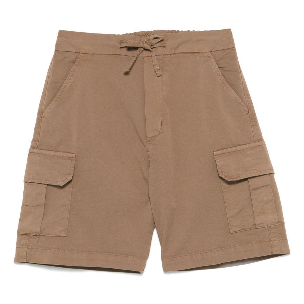 Cargo corti per bambino Paolo Pecora Kids marrone con due tasche laterali oblique PP3995 BEIGE PAOLO PECORA KIDS