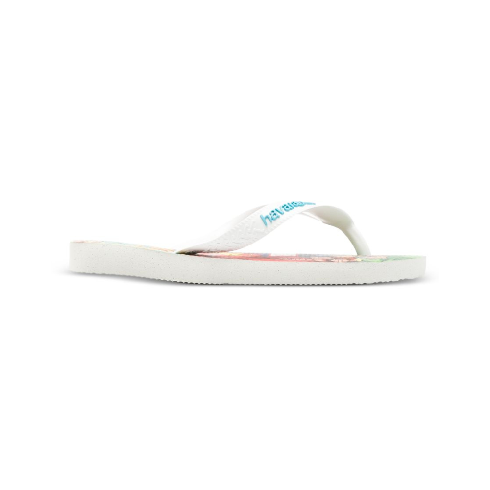 Infradito per bambino Havaianas Kids x Marvel bianco con logo in rilievo 4148300 7854 HAVAIANAS KIDS