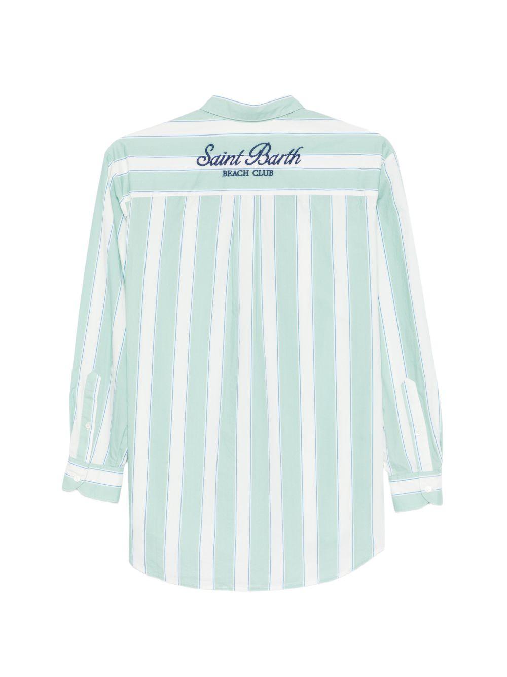 Camicia per donna MC2Saint Barth multicolore con design a righe BRIG001 00521L MC2 ST. BARTH