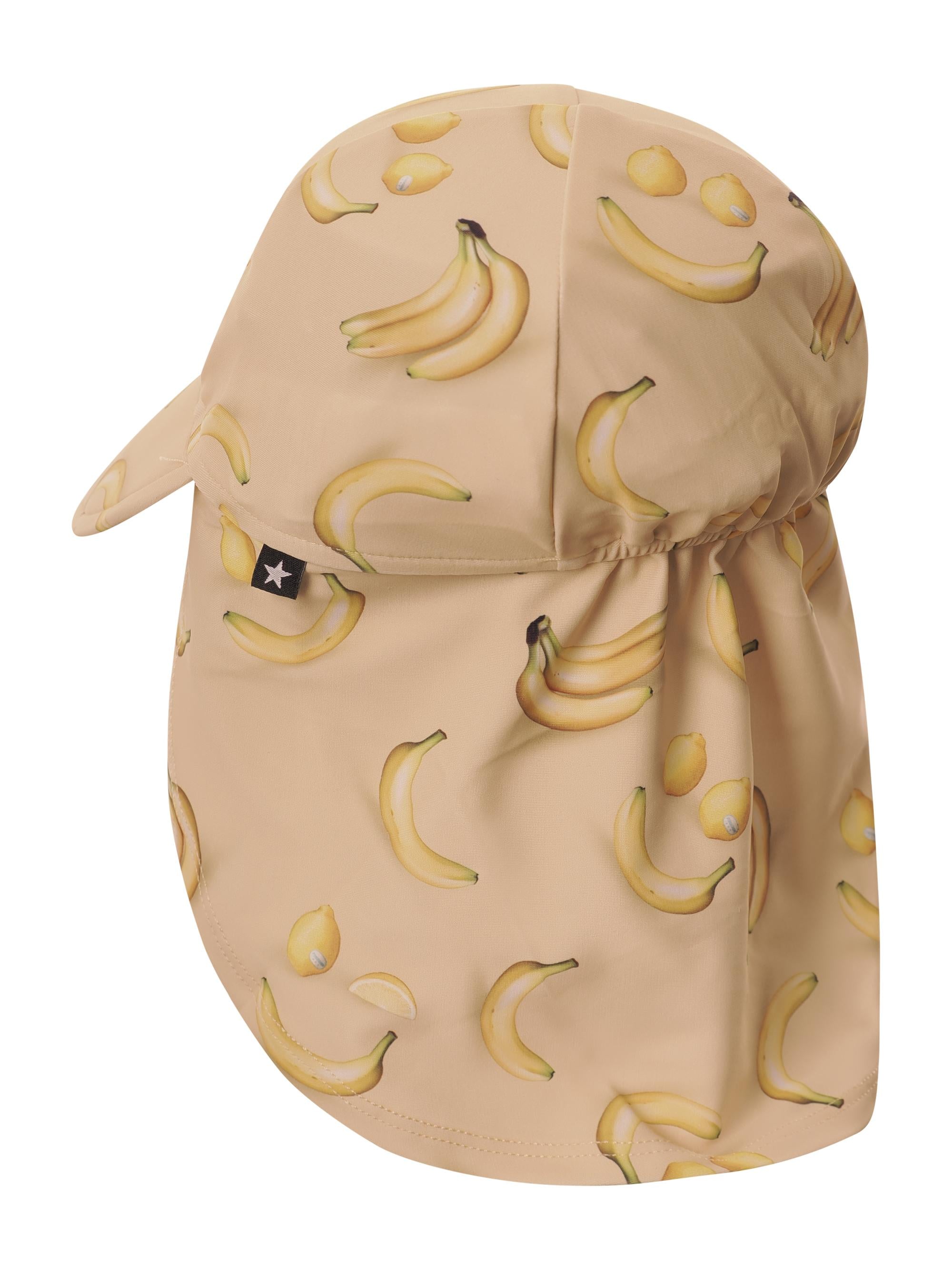 Cappello per neonato Molo giallo con stampa banane 7S26Y302 9501 MOLO KIDS