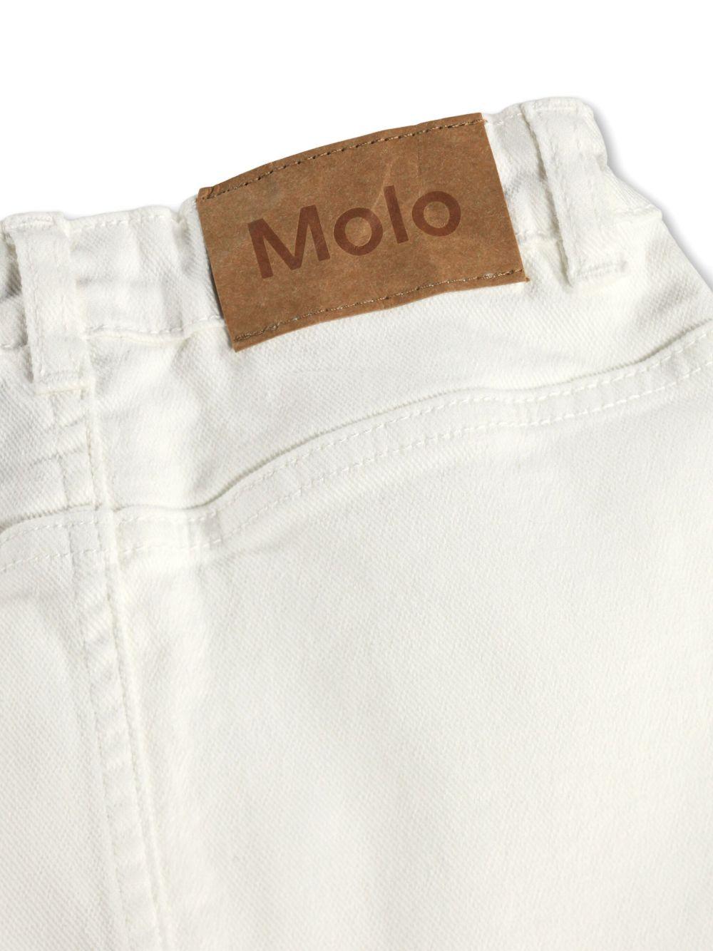 Gonna per bambina Molo bera bianca con design svasato 2S26D125 5636 MOLO KIDS