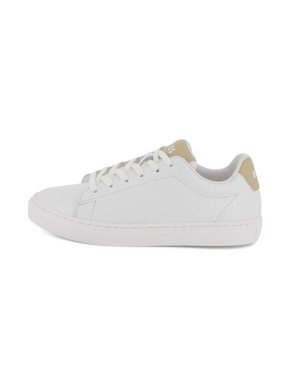 Sneakers da bambino Boss Kids bianche con lacci J52803 10P BOSS KIDS