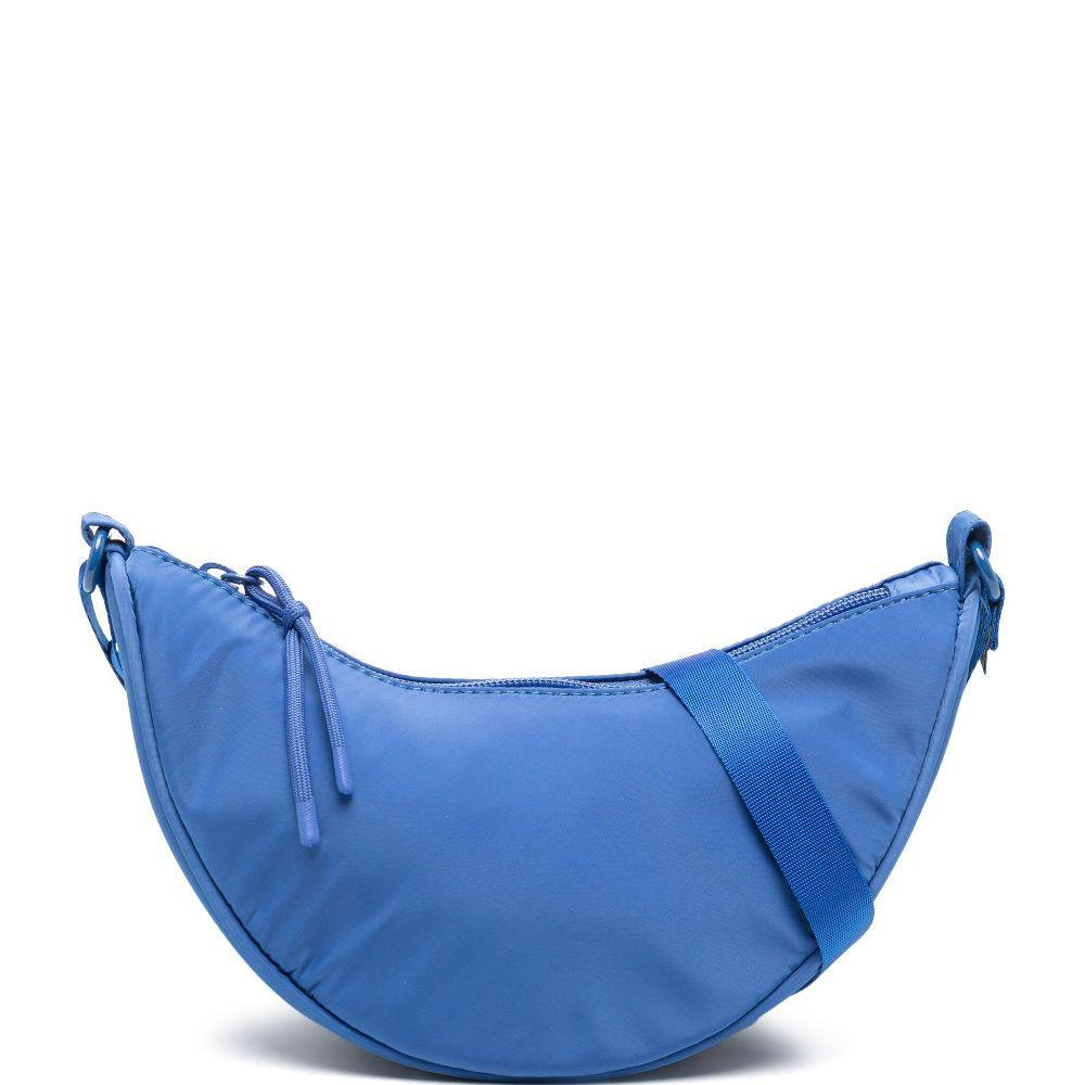 Borsa a spalla per bambina Molo Crescent azzurro con chiusura superiore con zip 7S25V109 8767 MOLO KIDS