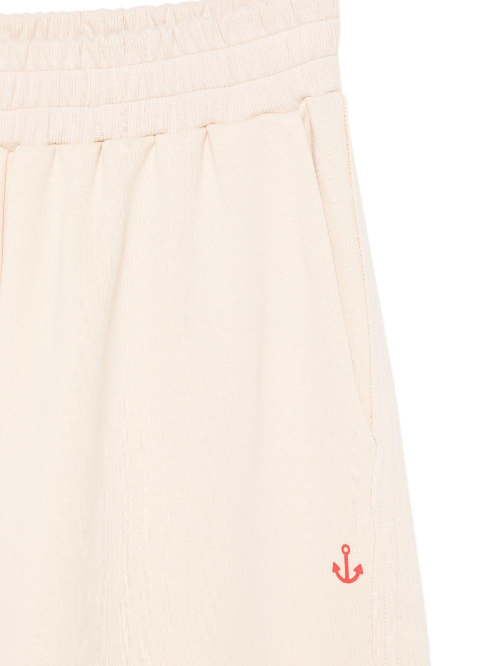 Pantaloni per donna Rose x Merci beige con ricamo ancora RP101 CREAM ROSE