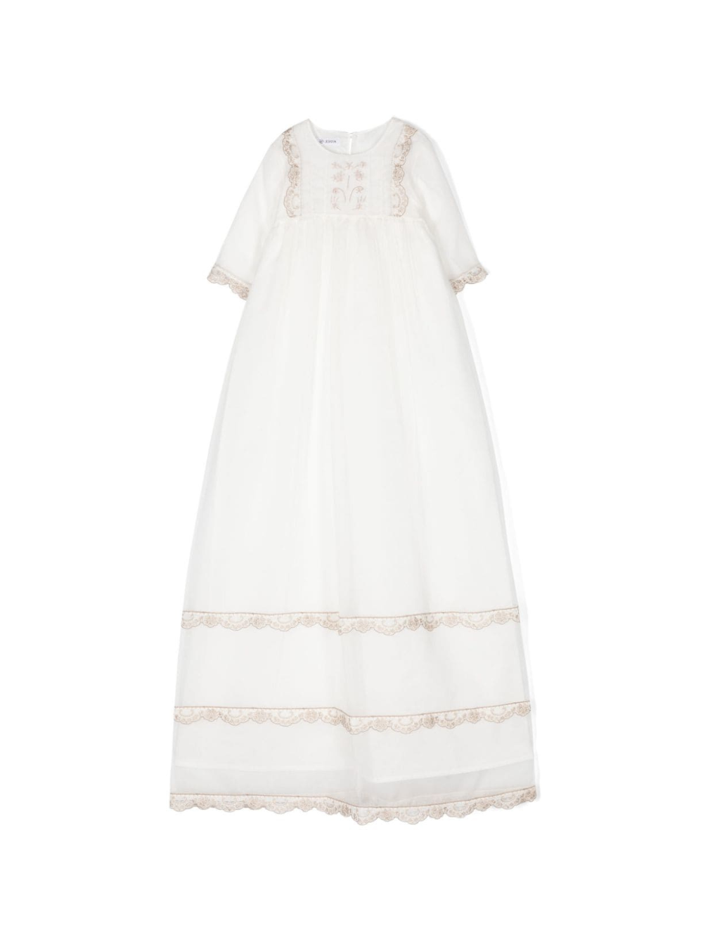 Abito per neonata Jesurum Baby Valencienne bianco con ricamo VALENCIENNE 41 JESURUM KIDS