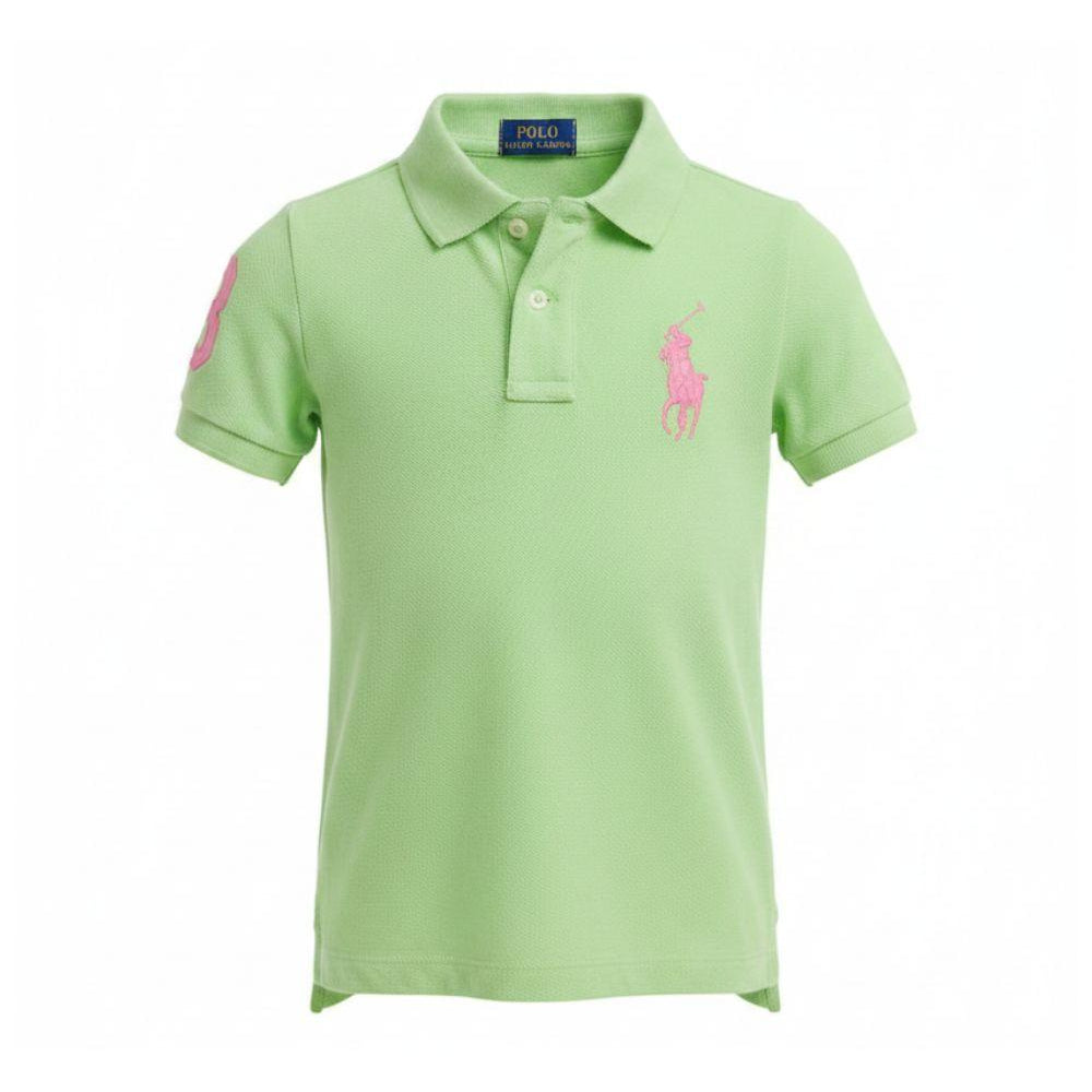 Polo per bambino Polo Ralph Lauren Kids verde con ricamo Polo Pony 322703635 510 Ralph Lauren kids