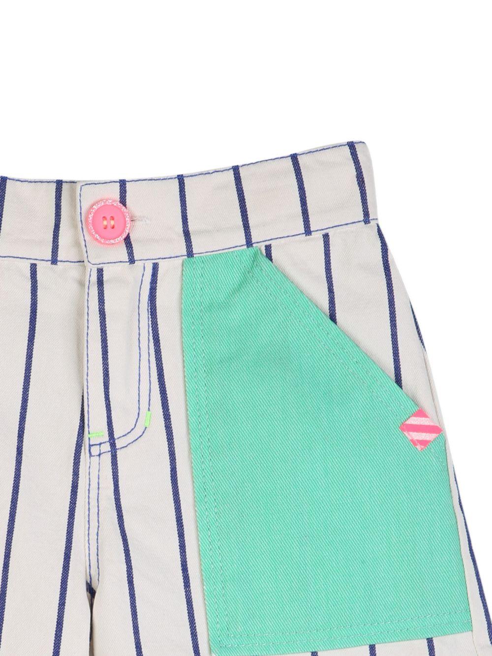 Shorts per bambina Billieblush multicolore con design a righe U22099 N48 BILLIEBLUSH KIDS